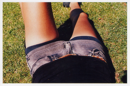 Relative Picnic Mailer Front, Photo by Montana Maurice entitled "Legs", 2010